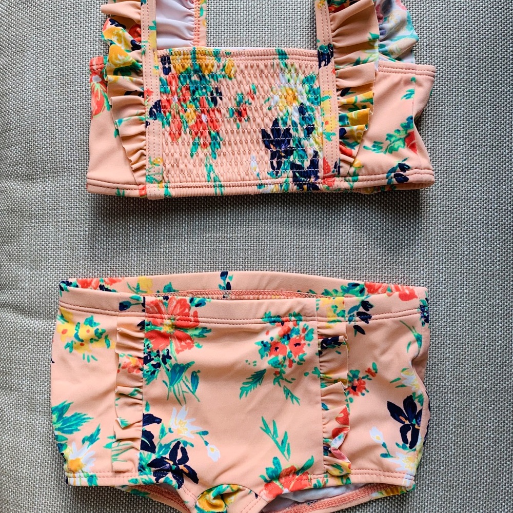 Janie and Jack 12-18m floral bikini